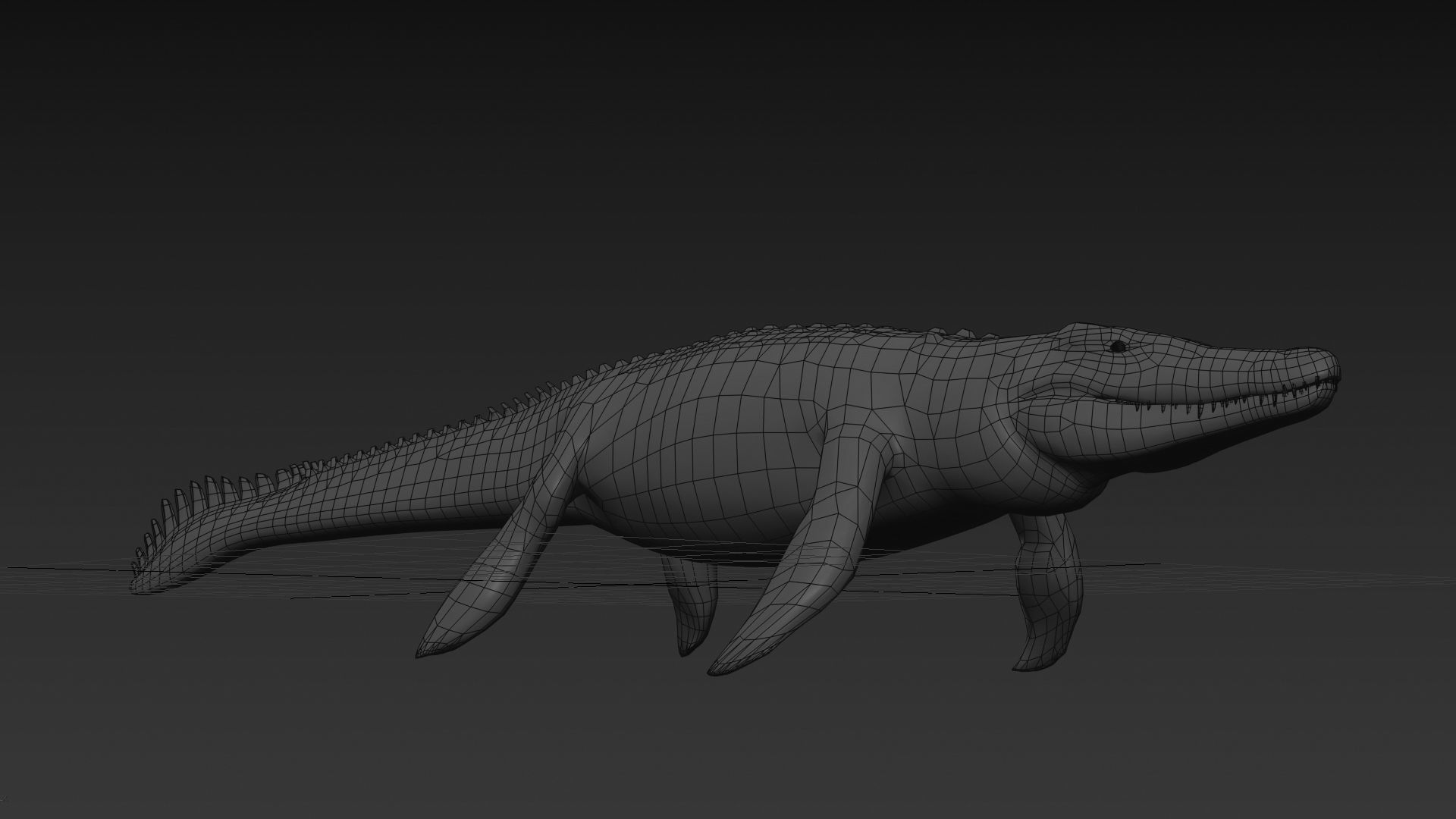Ancient Marine Reptile - 8K animated 3D model_14