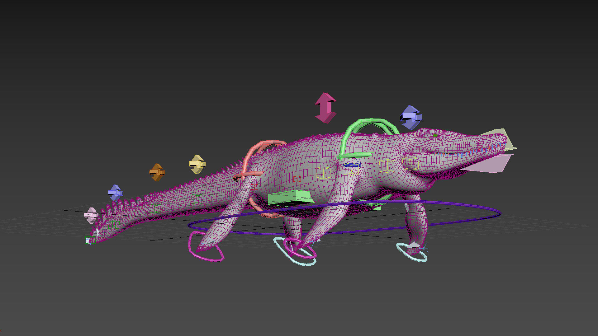 Ancient Marine Reptile - 8K animated 3D model_16