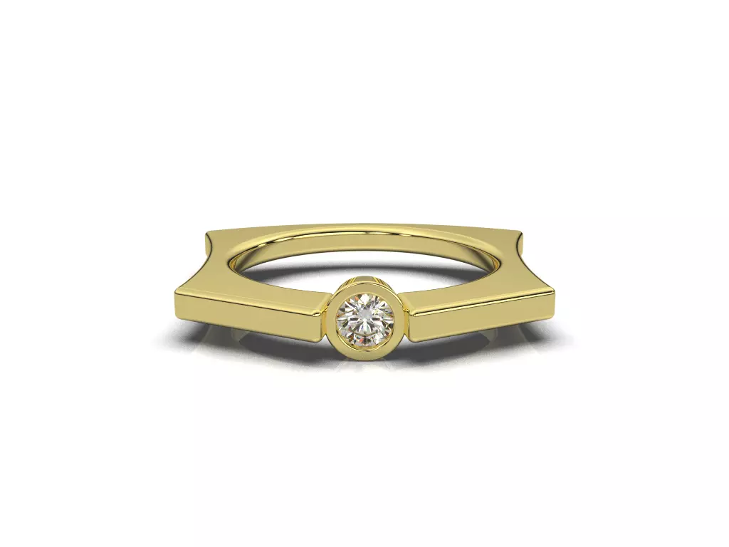 GEOMETRIC RING 3D print model