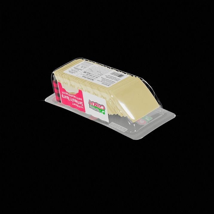 Sliced Cheddar 3D model_8