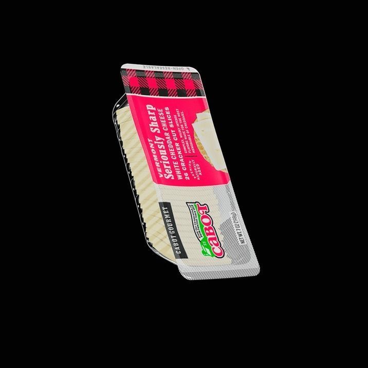 Sliced Cheddar 3D model_2