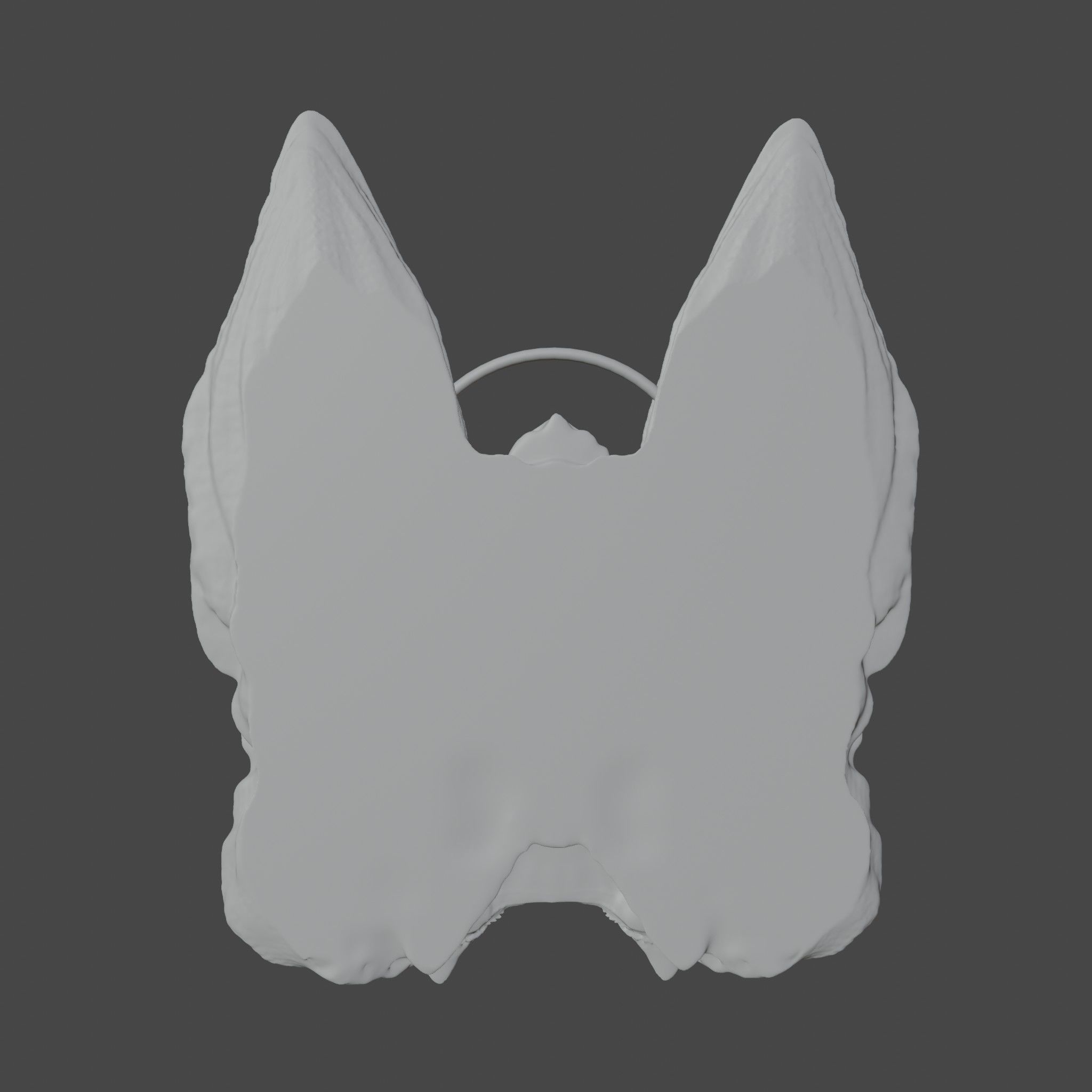 Bat Skull 3D print model_5
