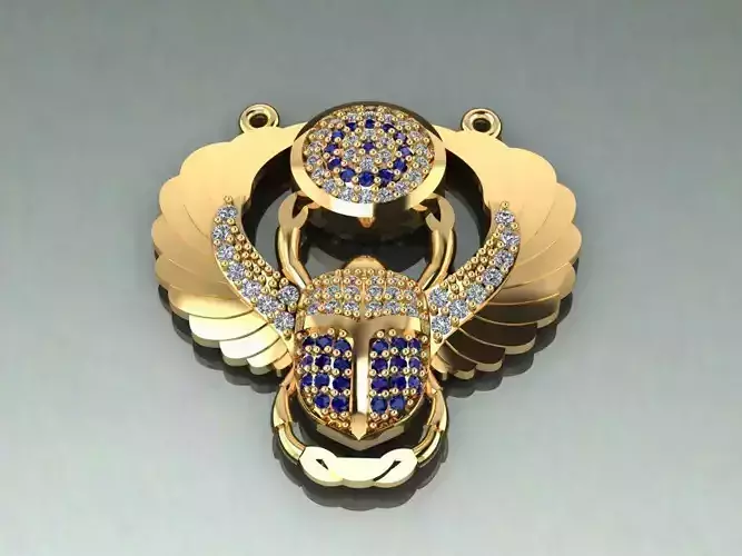 pharaonic scarab pendant