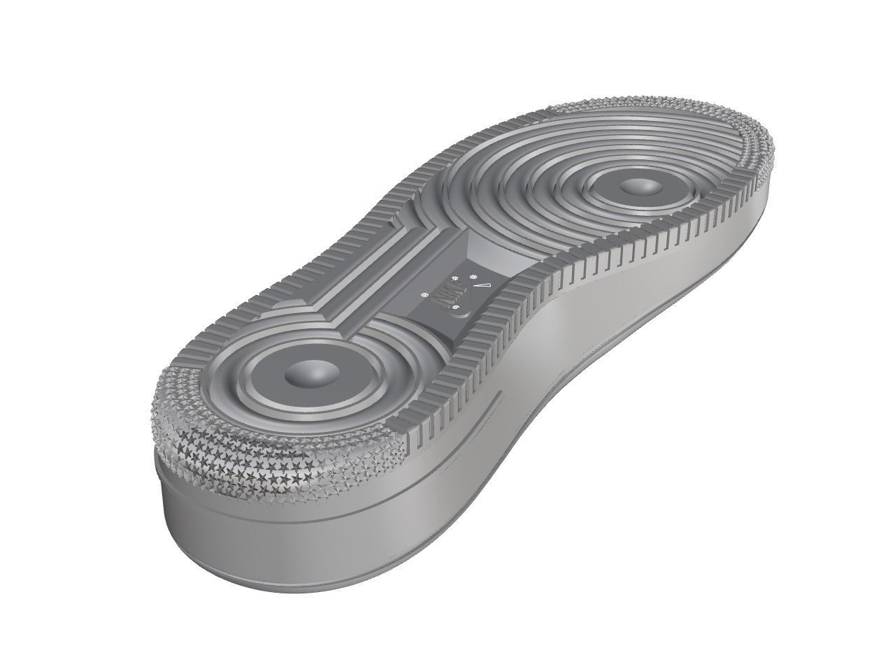 Air Fore one- Printing Sole of the shoe 3D model 3D printable | CGTrader