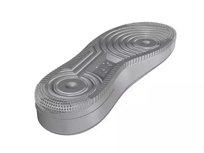 Air Fore one- Printing Sole of the shoe 3D print model