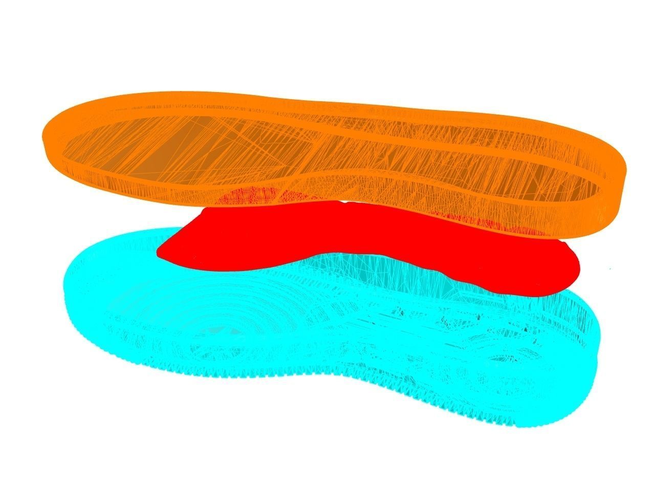 Air Fore one- Printing Sole of the shoe 3D print model_11