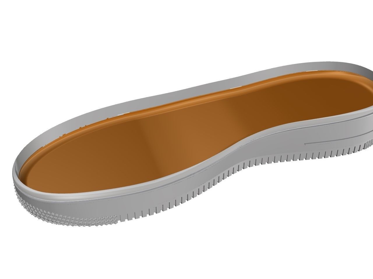 Air Fore one- Printing Sole of the shoe 3D print model_2