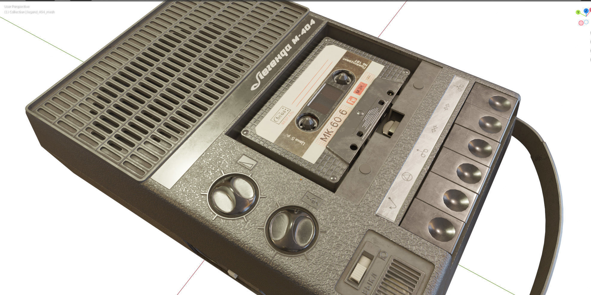 Recorder Legend 404 3D model CGTrader