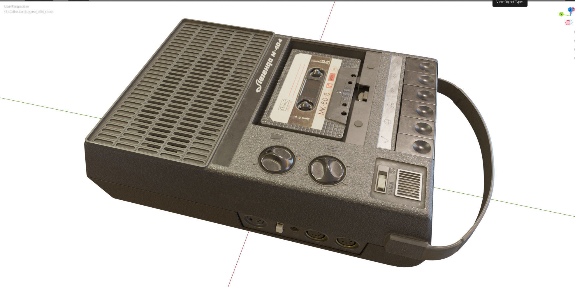 Recorder Legend 404 3D model CGTrader