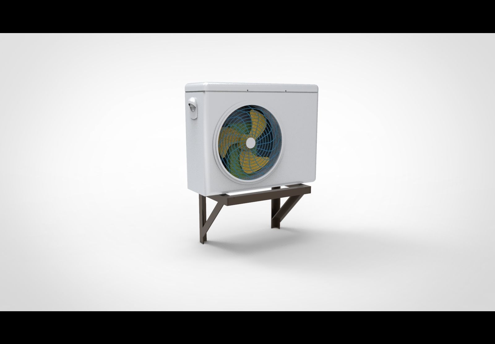 Air conditioning 3D model_4