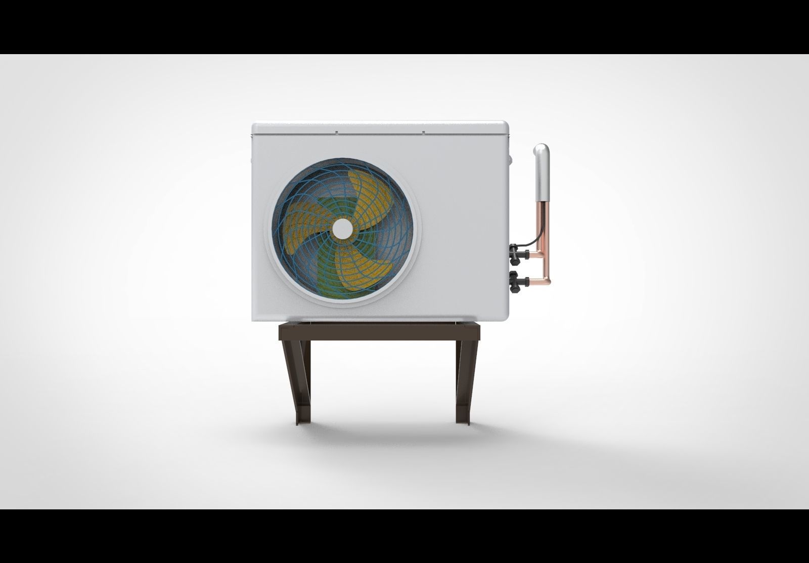 Air conditioning 3D model_9
