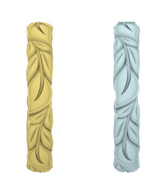 FLARE CUT PATTERN RING 3D print model_9