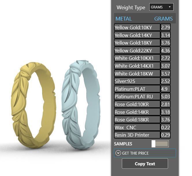 FLARE CUT PATTERN RING 3D print model_10