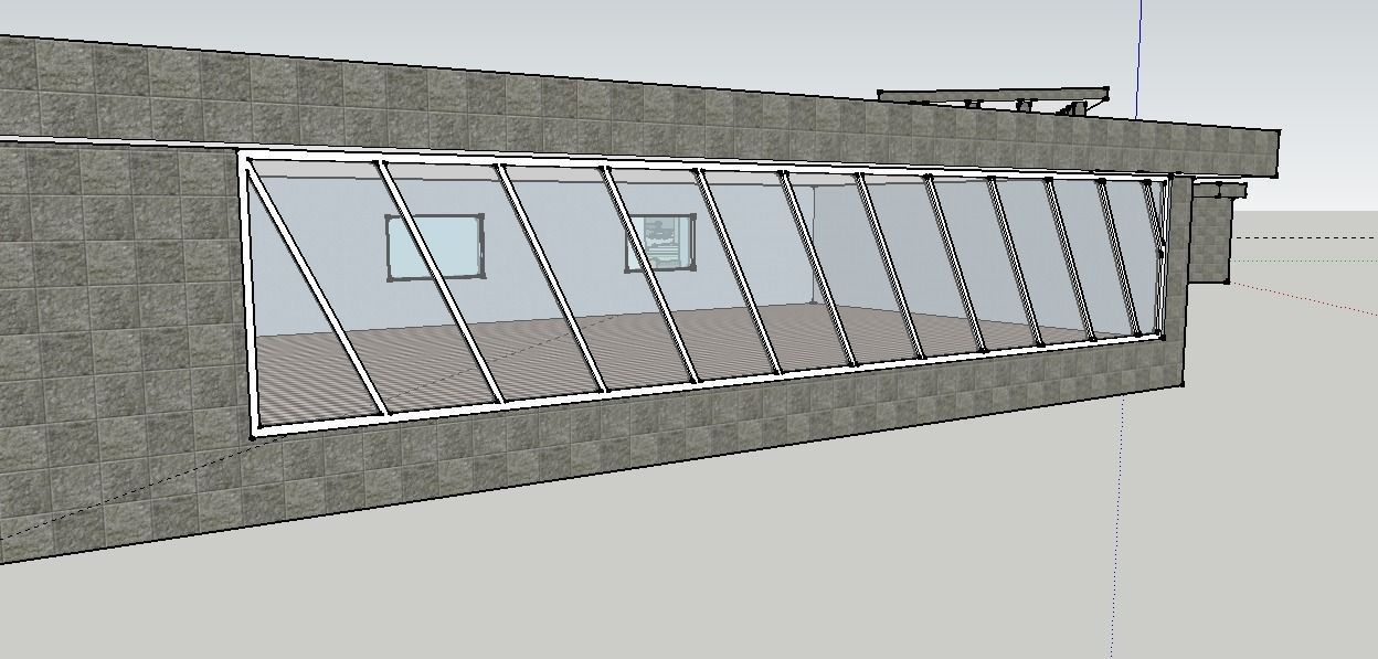 Simple Low Polygon House Building Low-poly 3D model_4