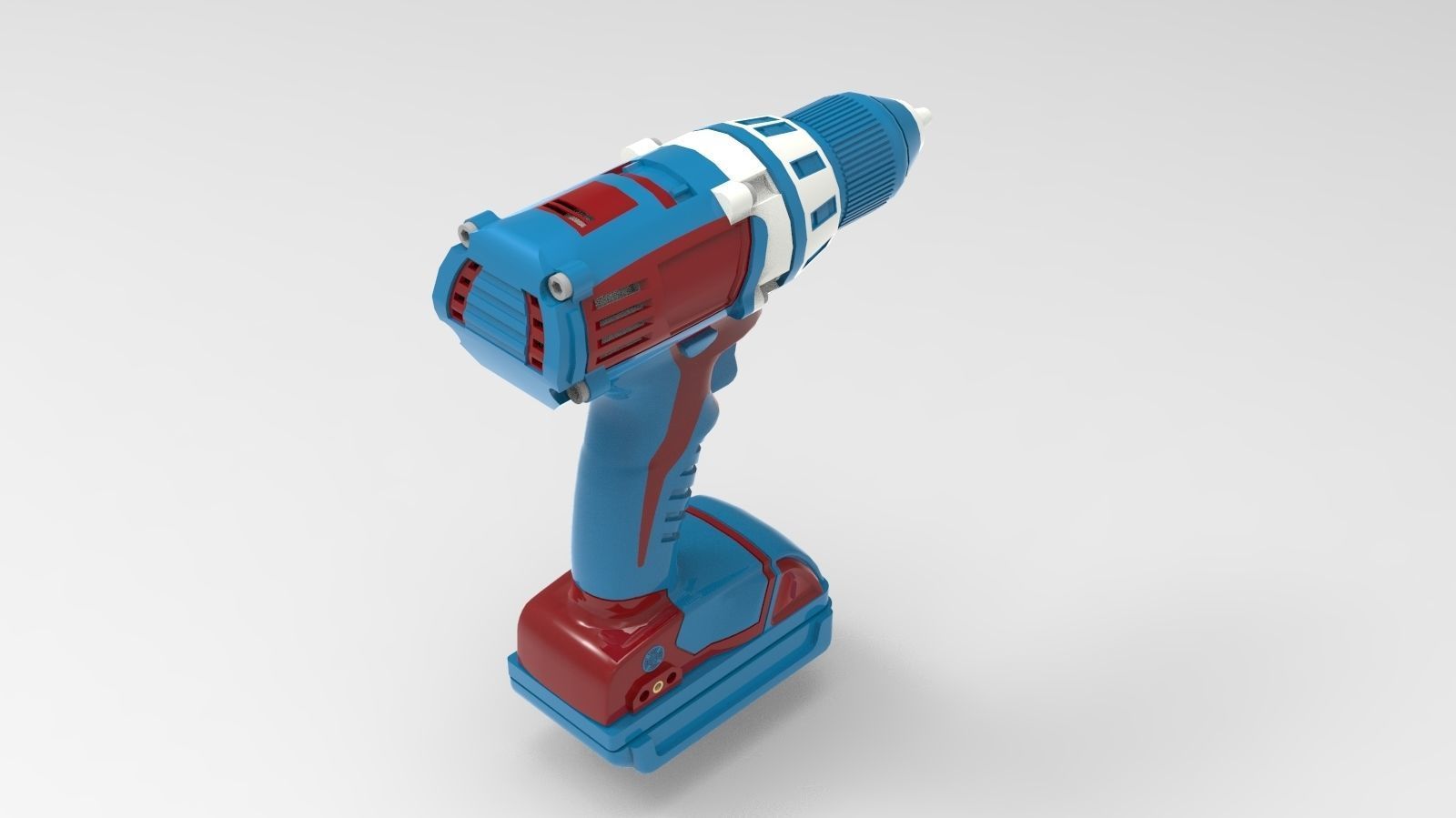 portable drill 3D model_6