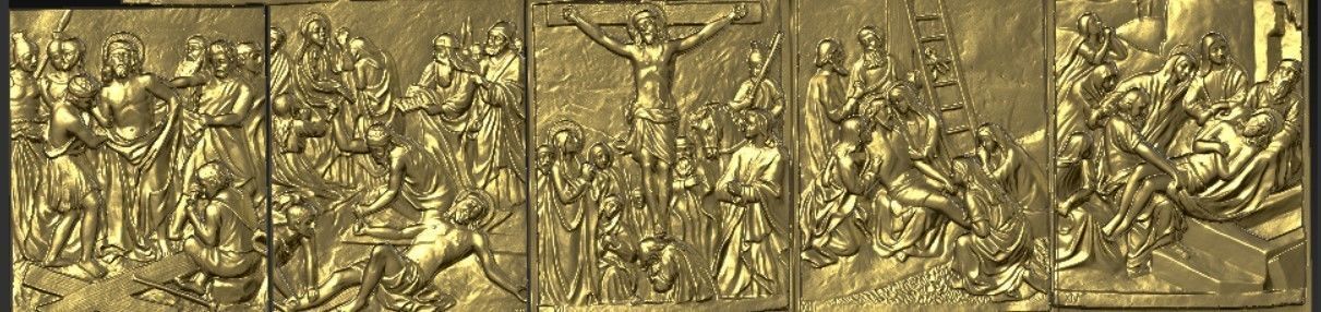 14 Stations of the Cross 3D print model_4