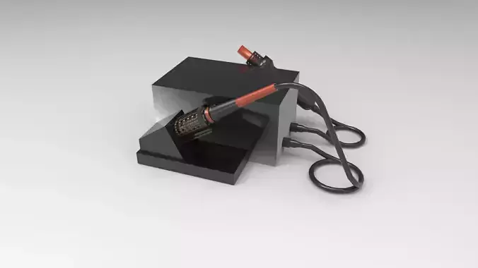 Solder station 3D model