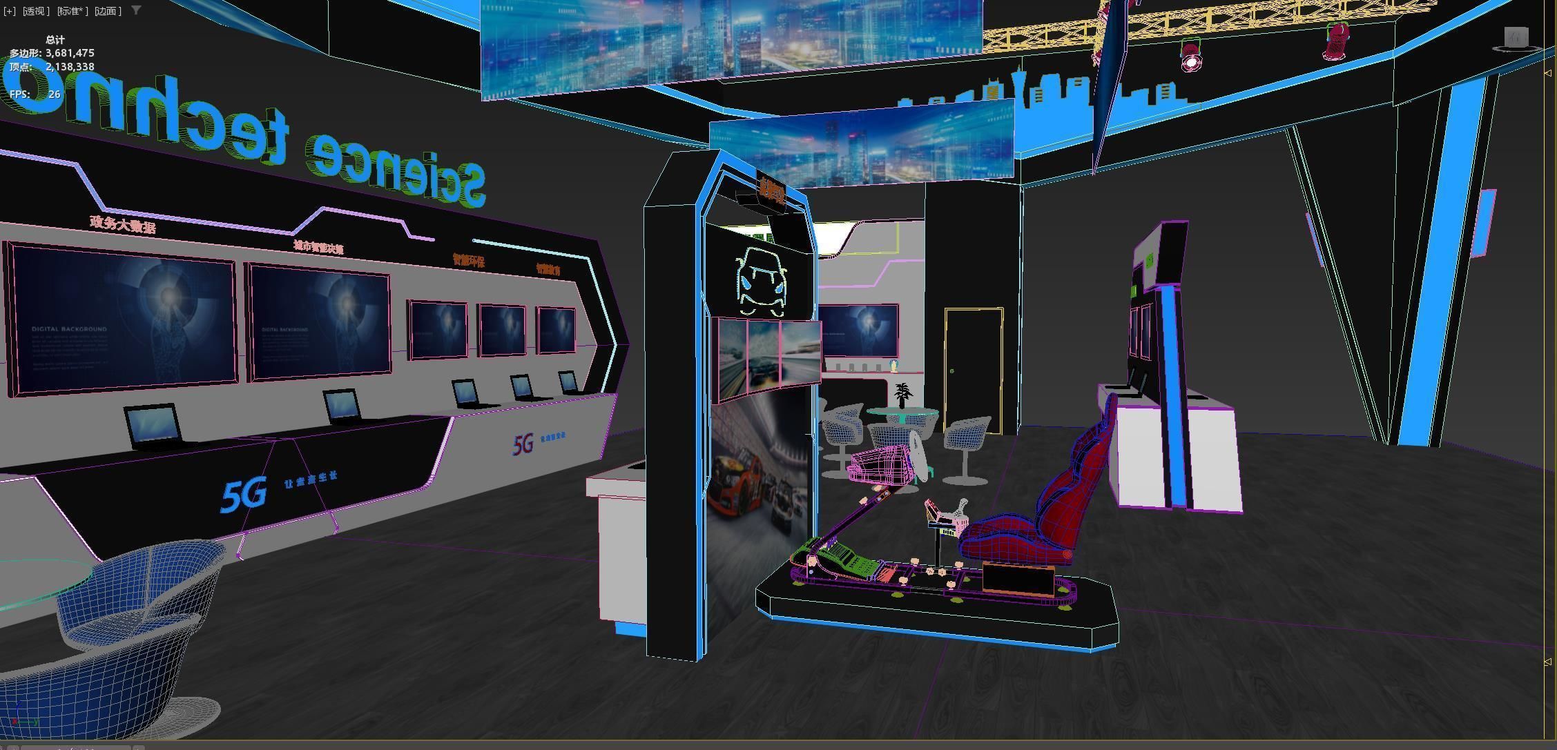 exhibition stand 20x12 model 3D model_18