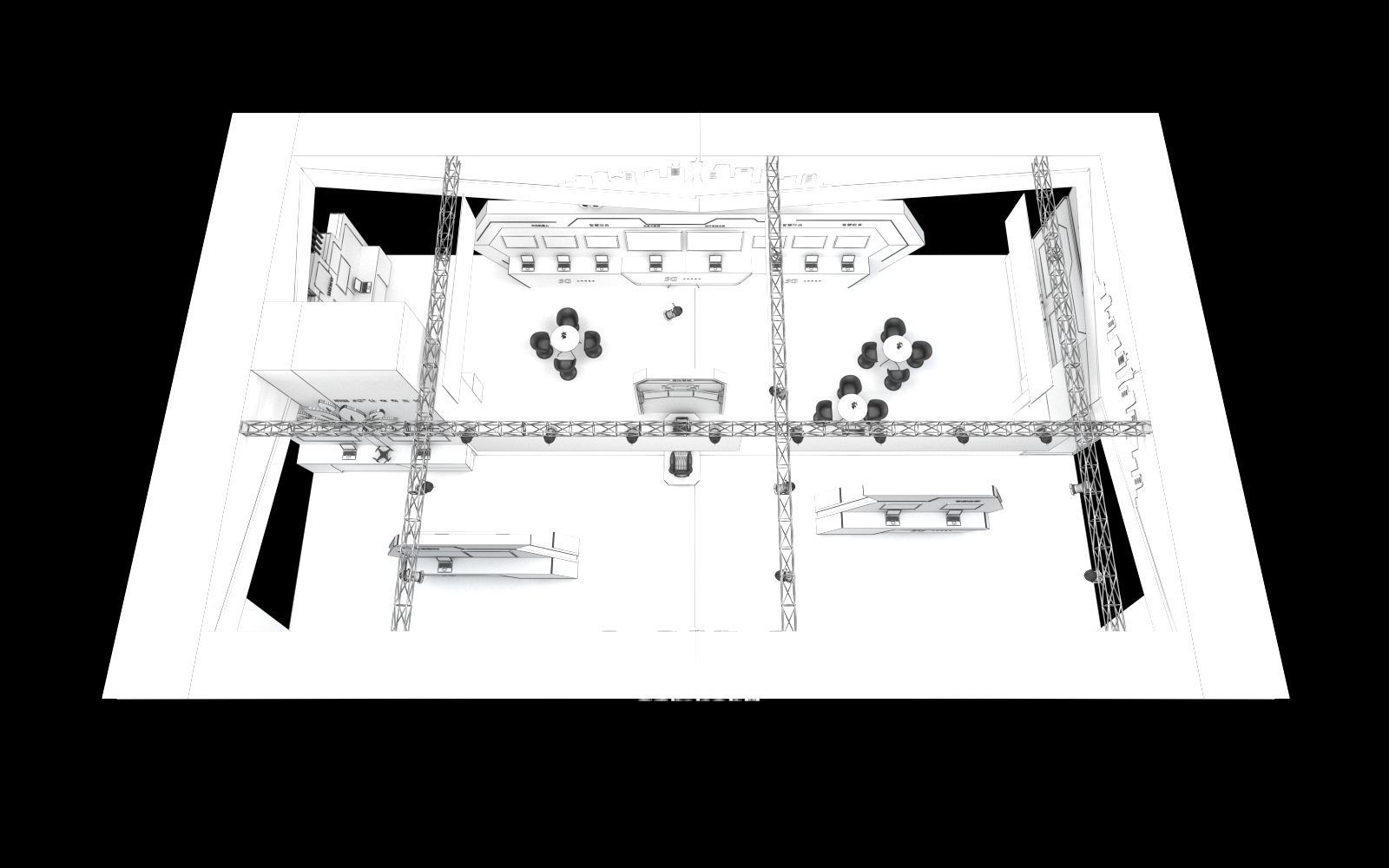 exhibition stand 20x12 model 3D model_15