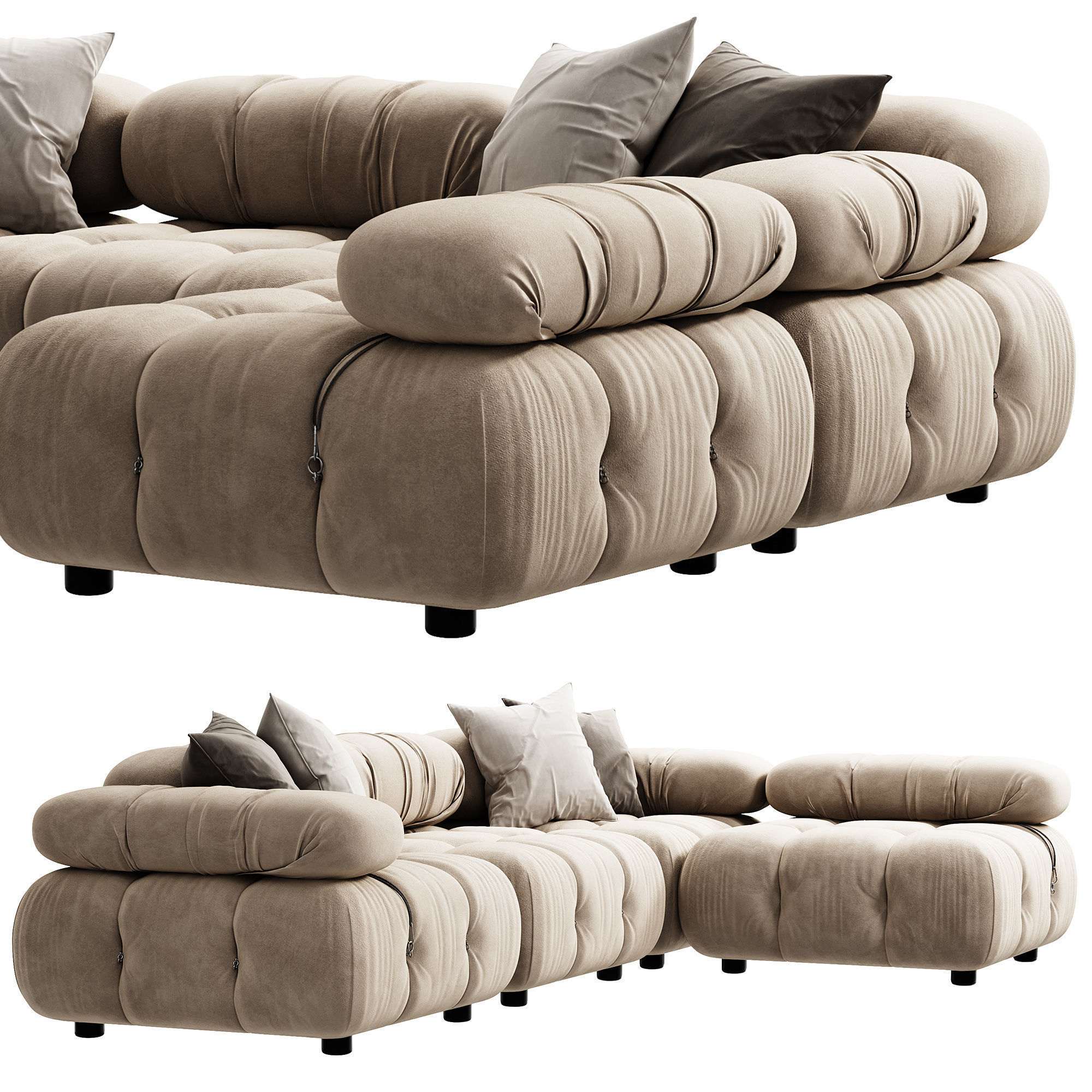 Camaleonda Sofa 3D model_5