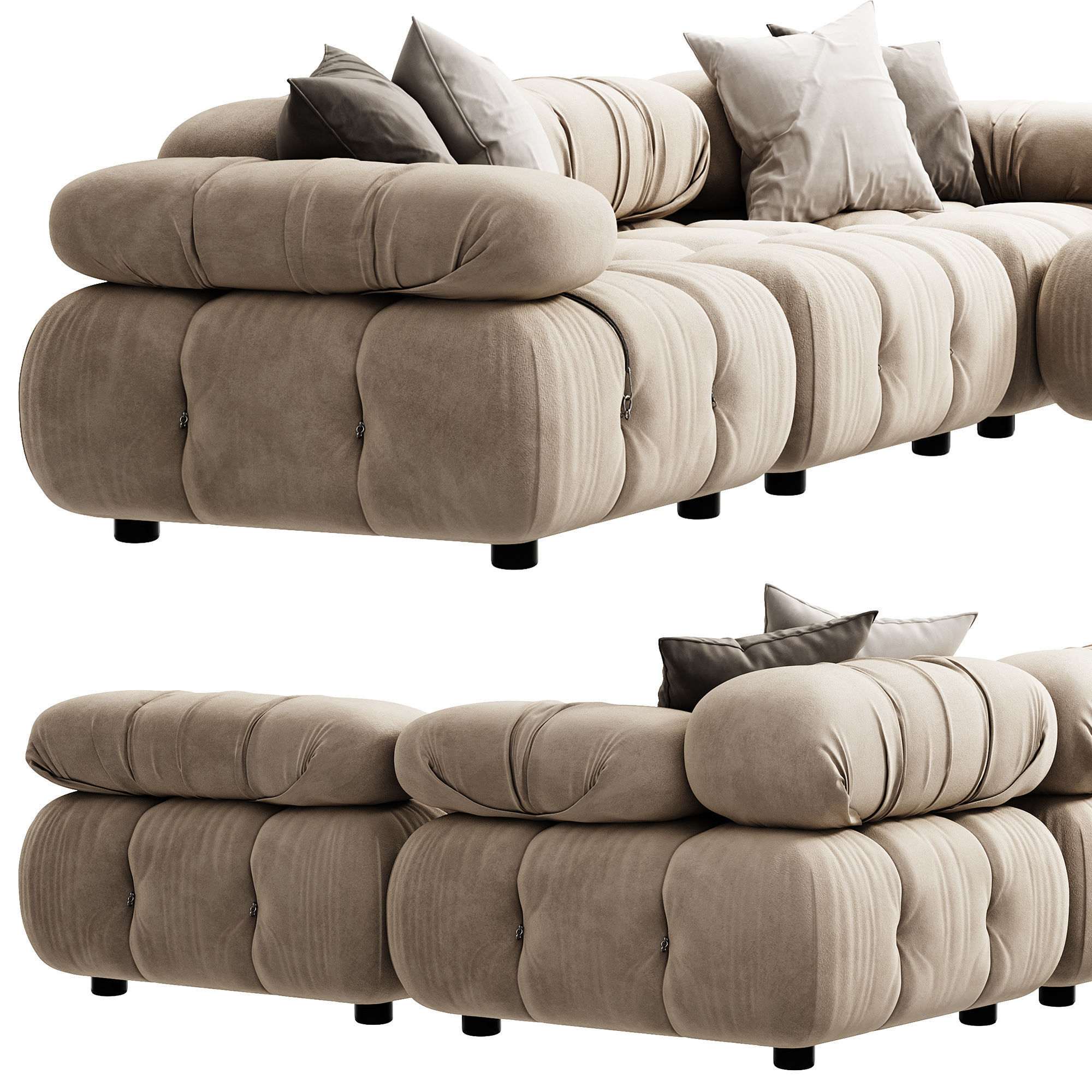 Camaleonda Sofa 3D model_4