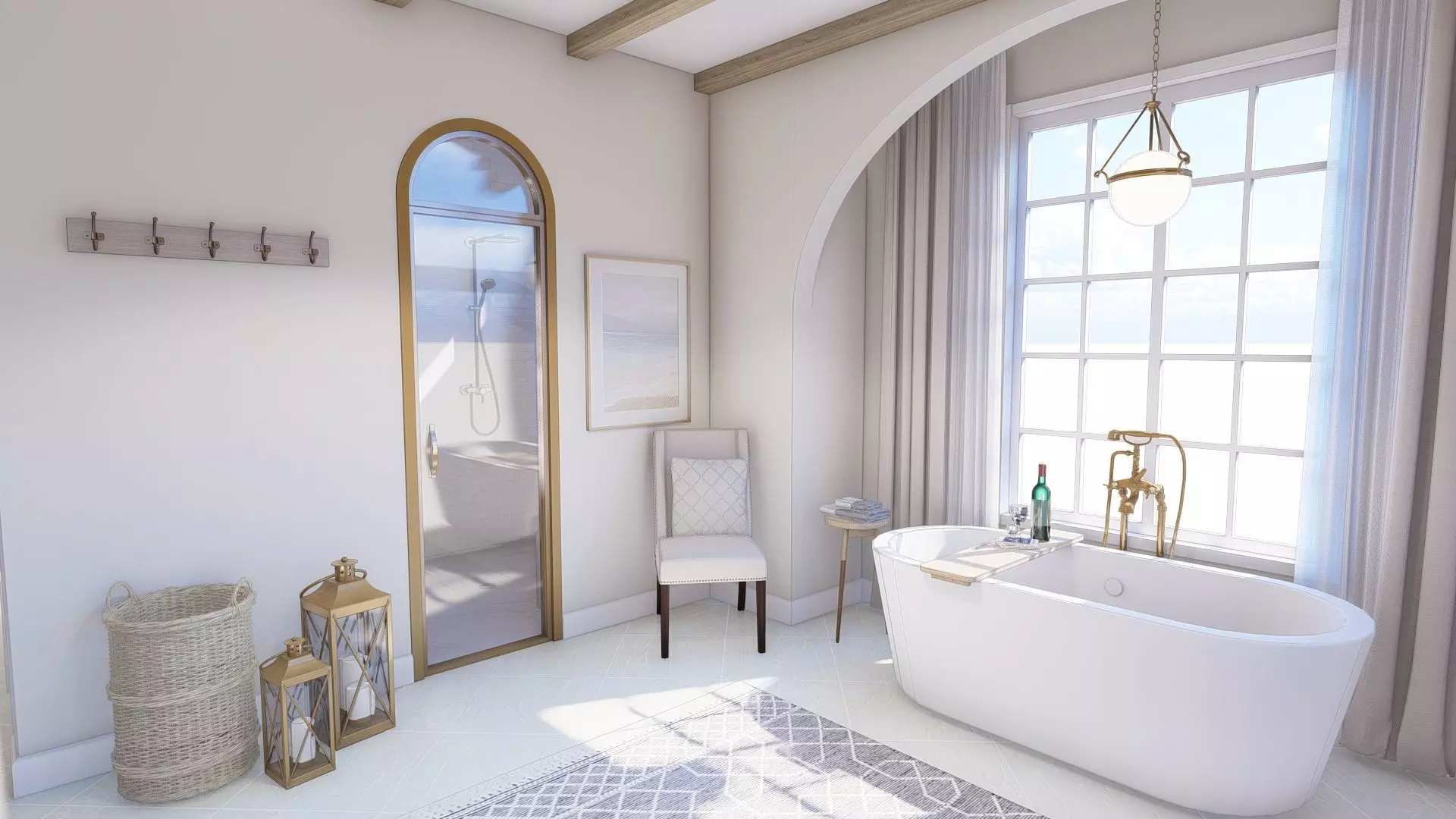 Master Bathroom Project 3D model