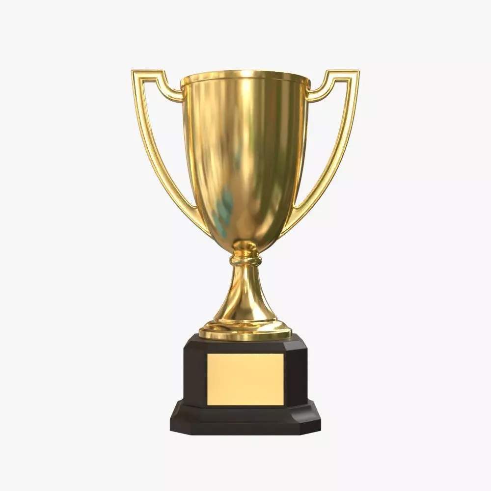 Trophy gold cup 3D model