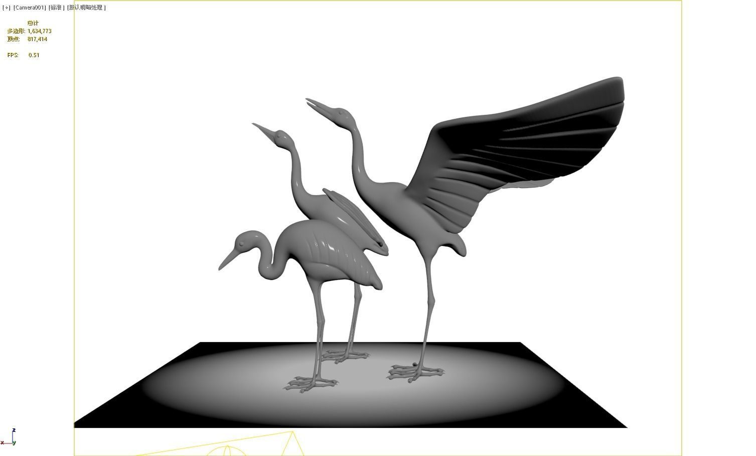 Sandhill Crane 3D print model 3D print model_6