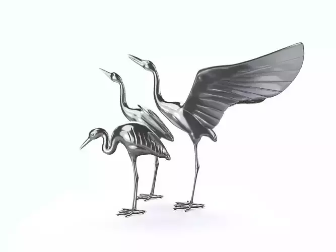 Sandhill Crane 3D print model 3D print model
