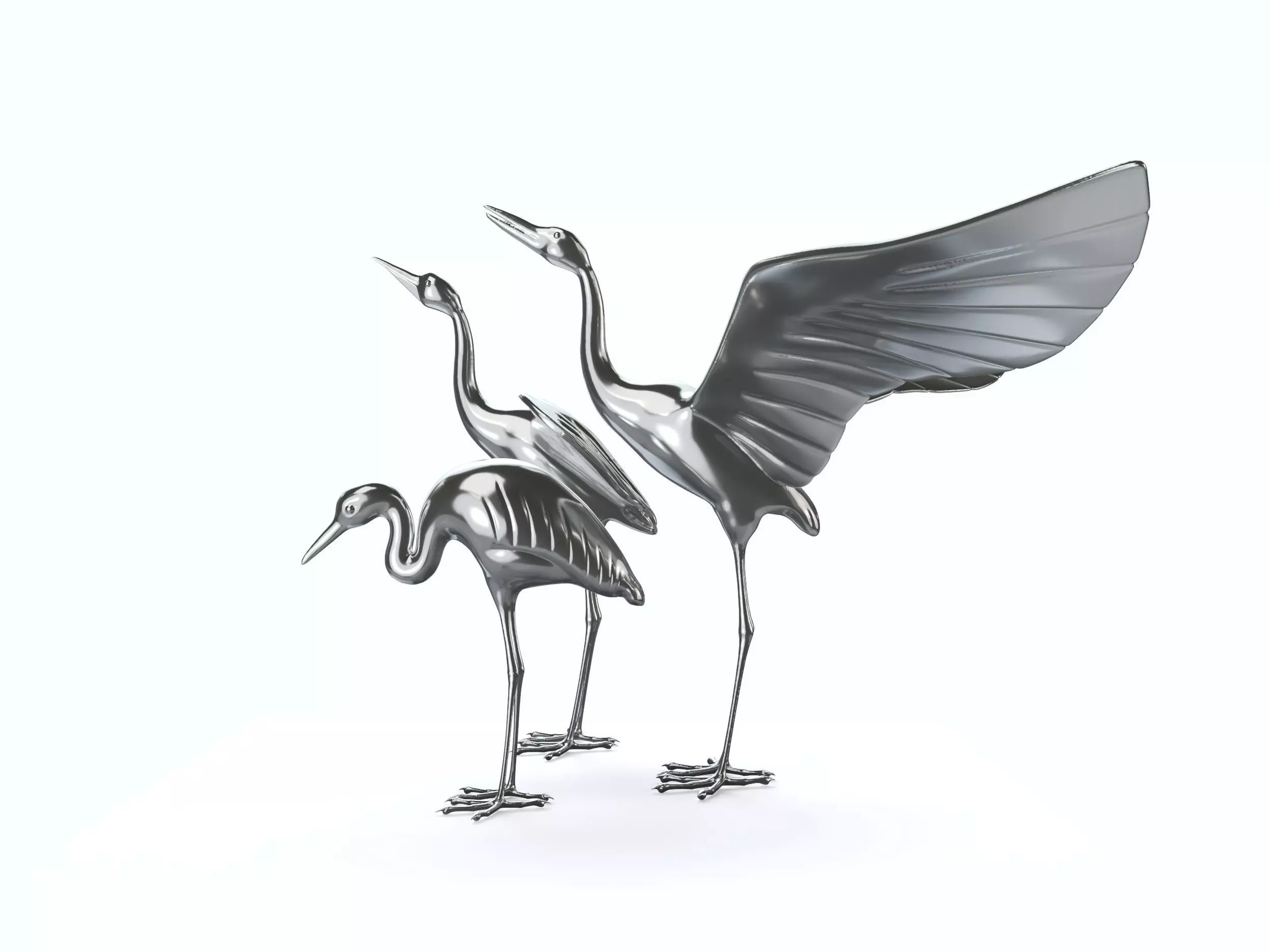 Sandhill Crane 3D print model 3D print model_0