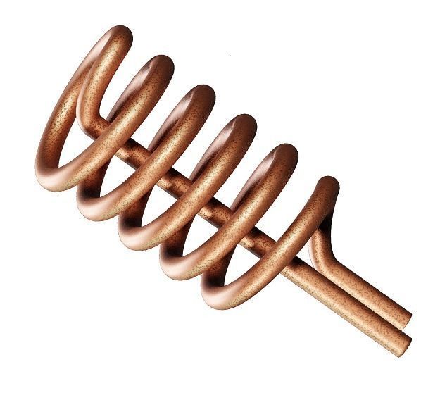 Rusty Gyser Heating Coil 3D model_1