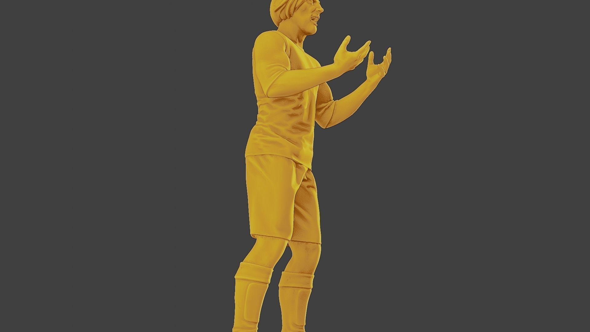 Soccer Player SP 027 3D print model_29