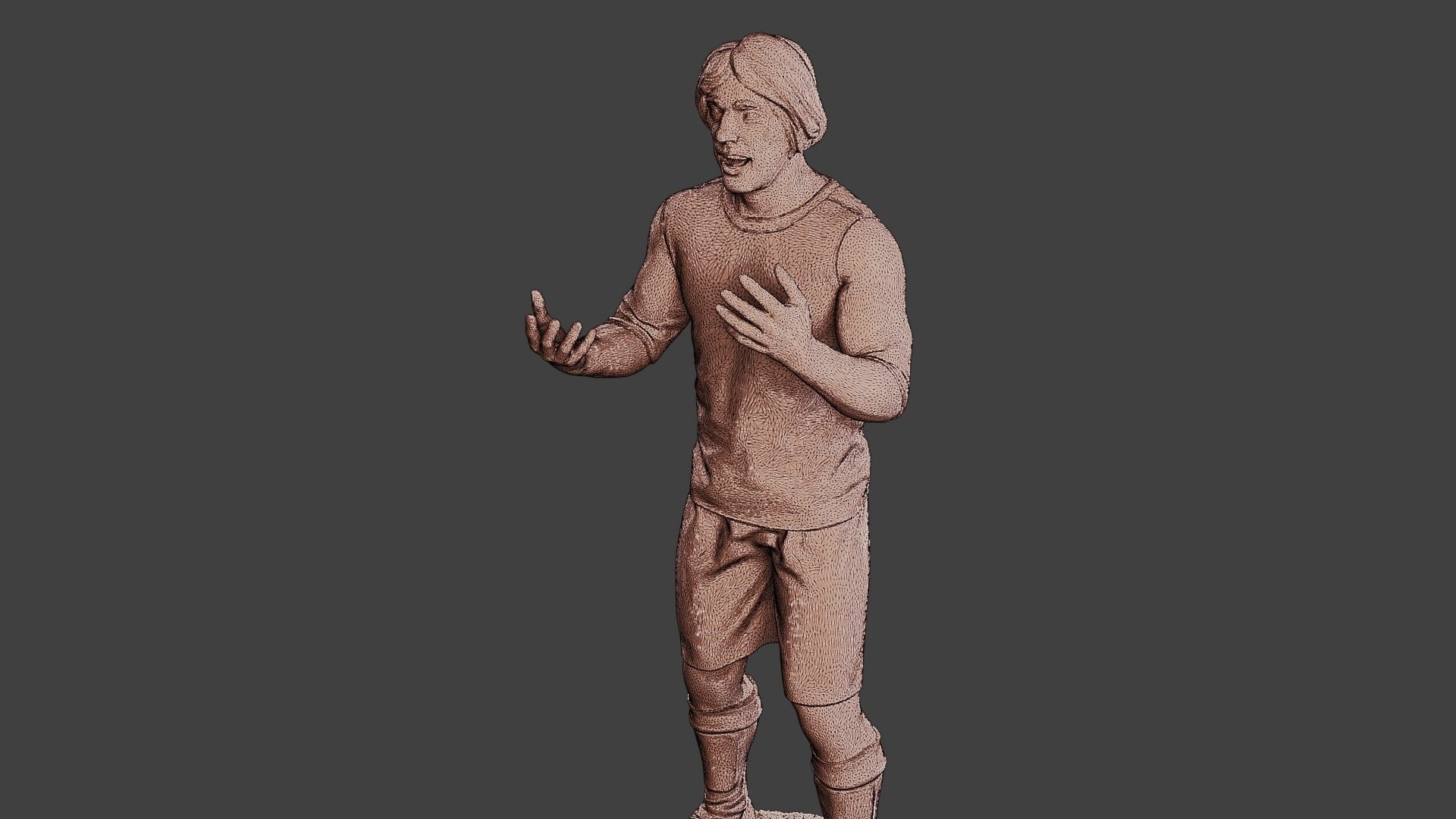 Soccer Player SP 027 3D print model_12