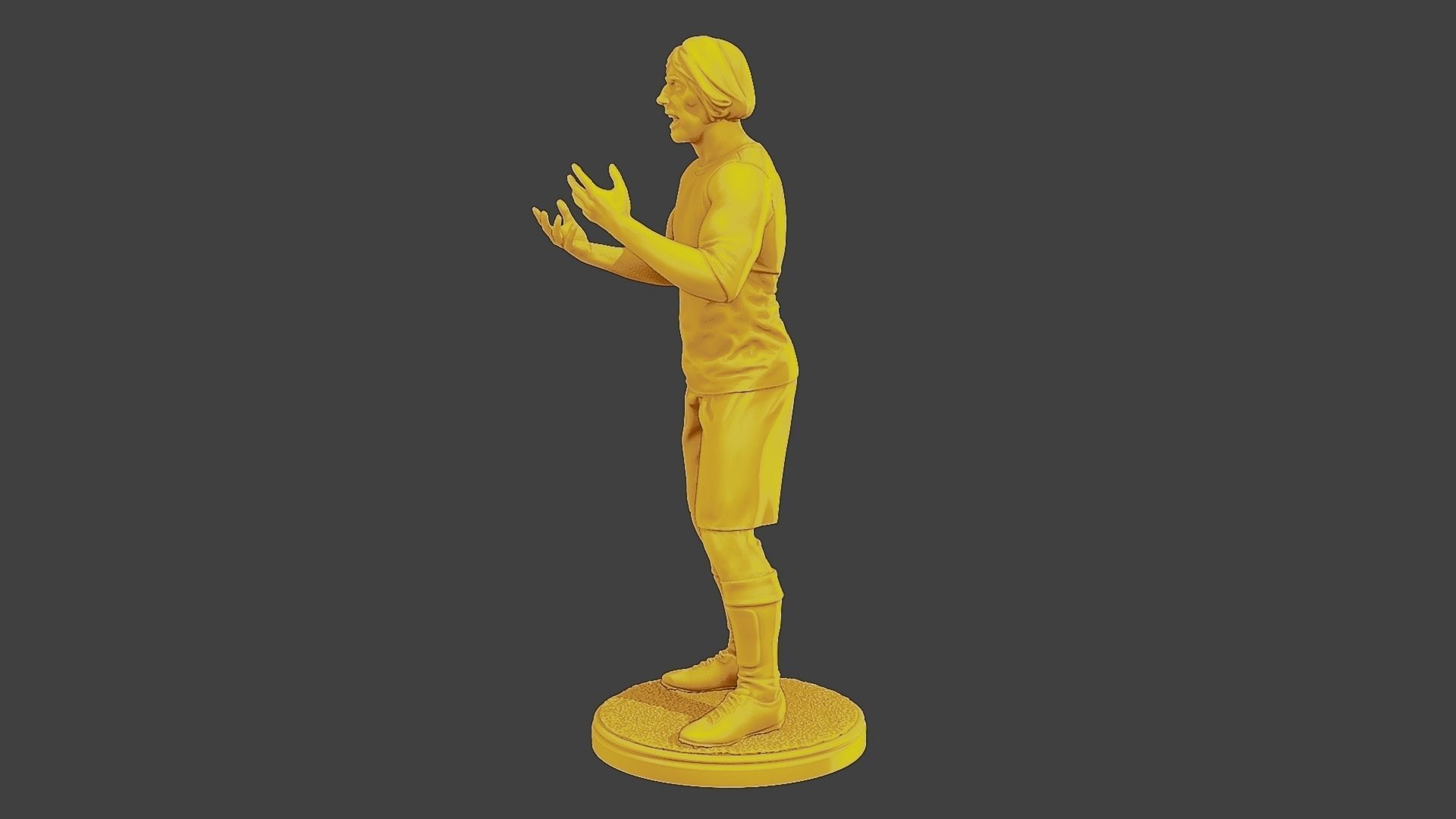 Soccer Player SP 027 3D print model_3