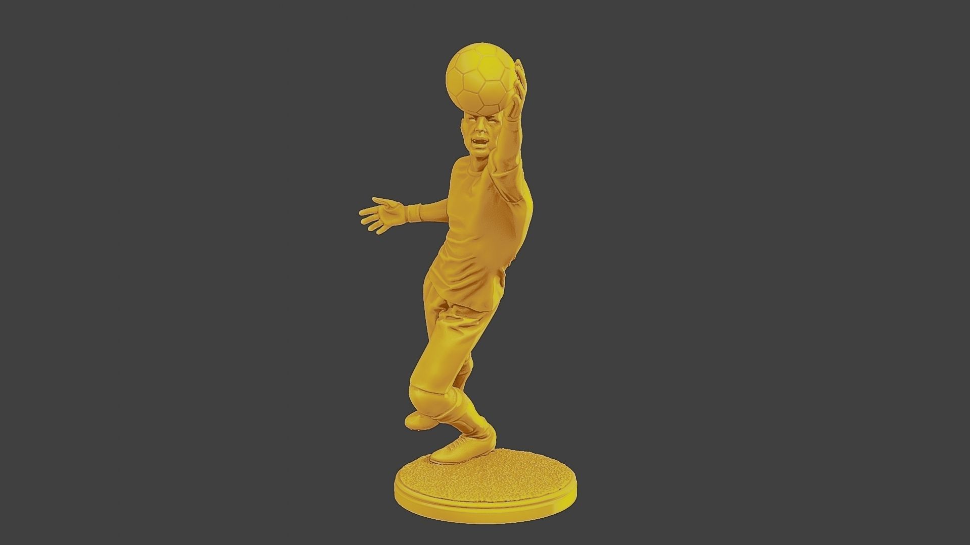 Soccer Player SP 029 3D print model_3