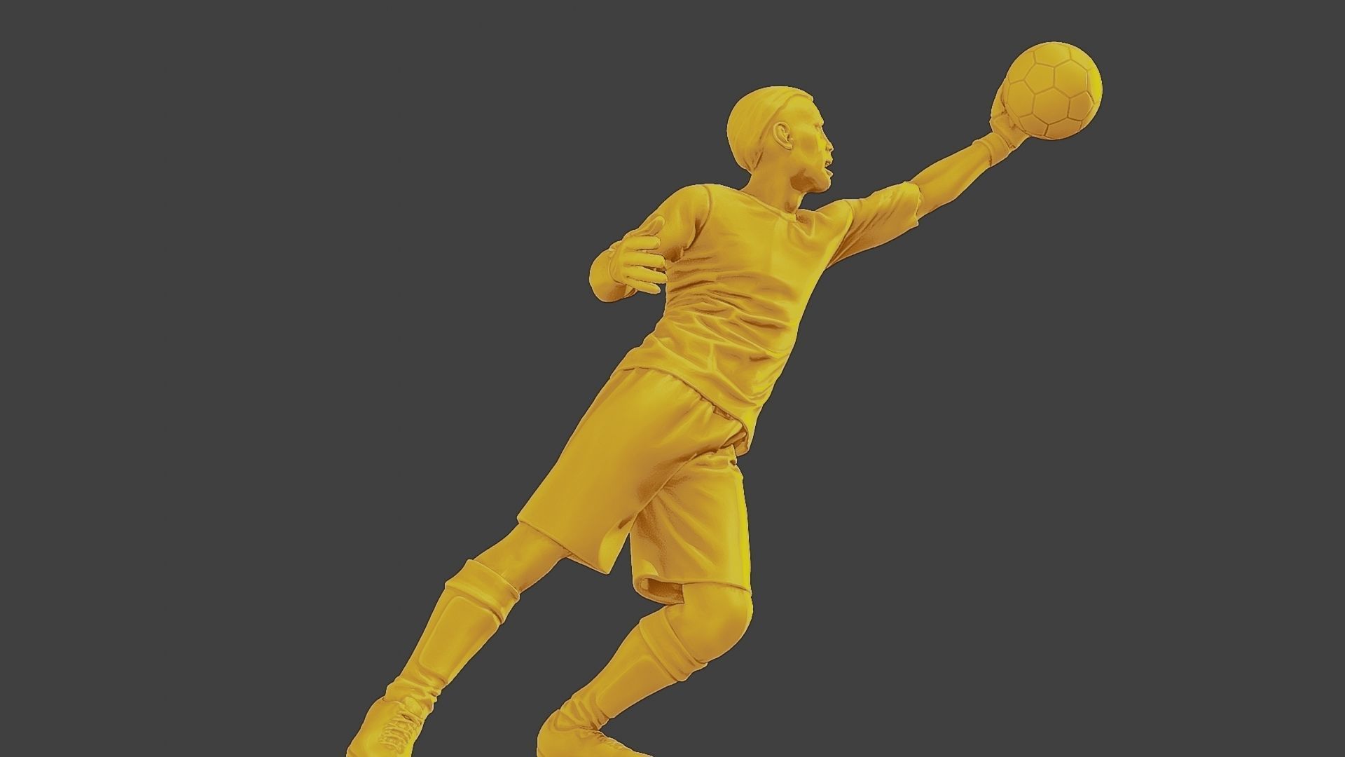 Soccer Player SP 029 3D print model_13