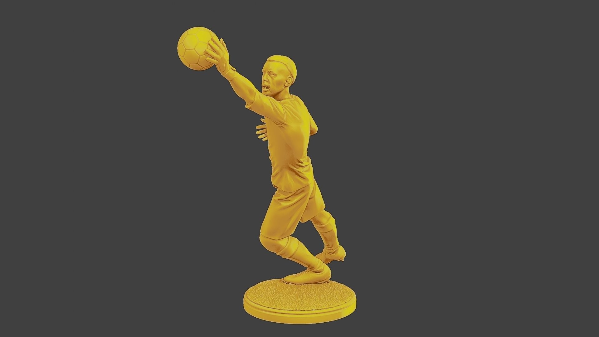 Soccer Player SP 029 3D print model_4