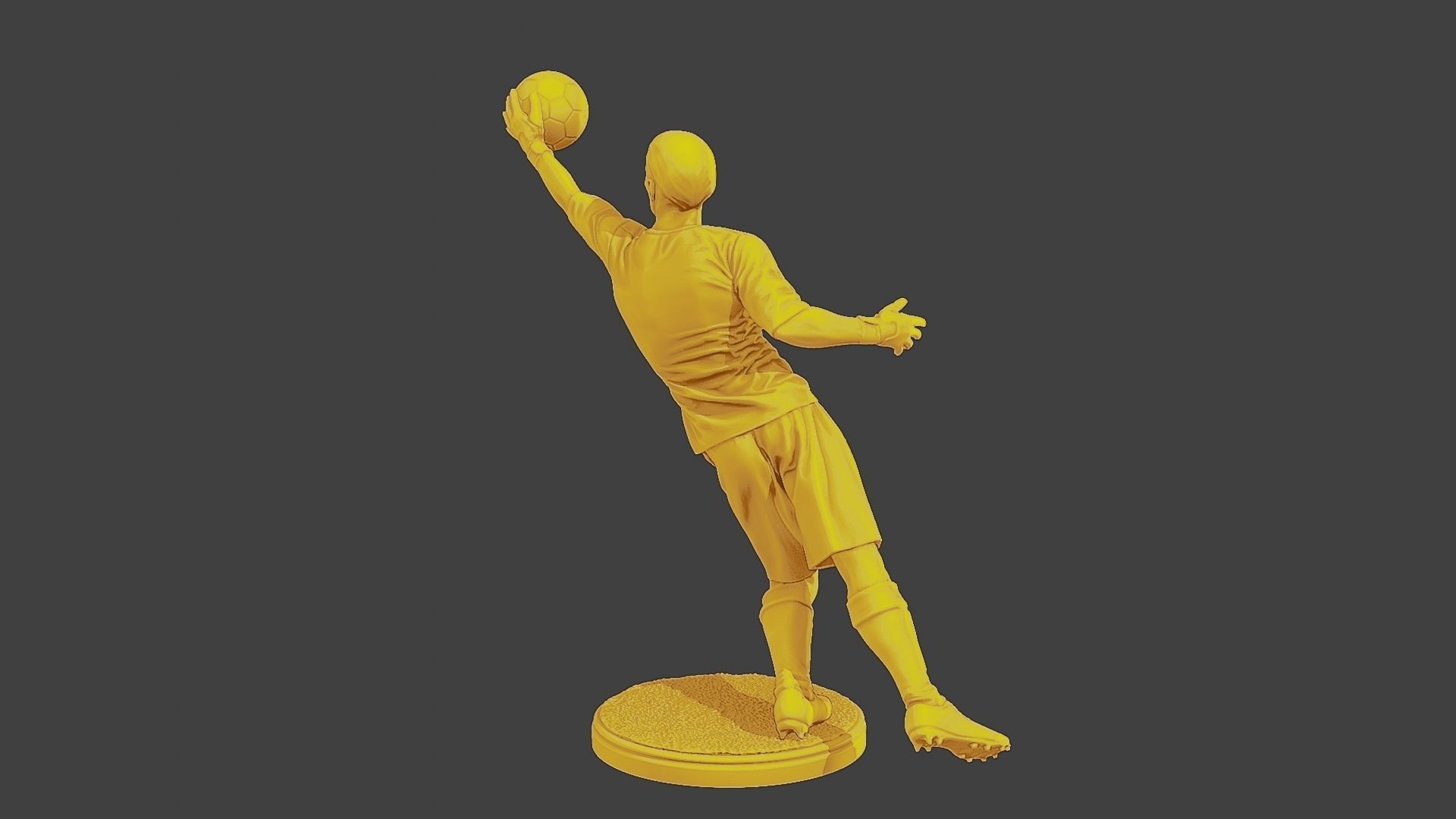 Soccer Player SP 029 3D print model_7