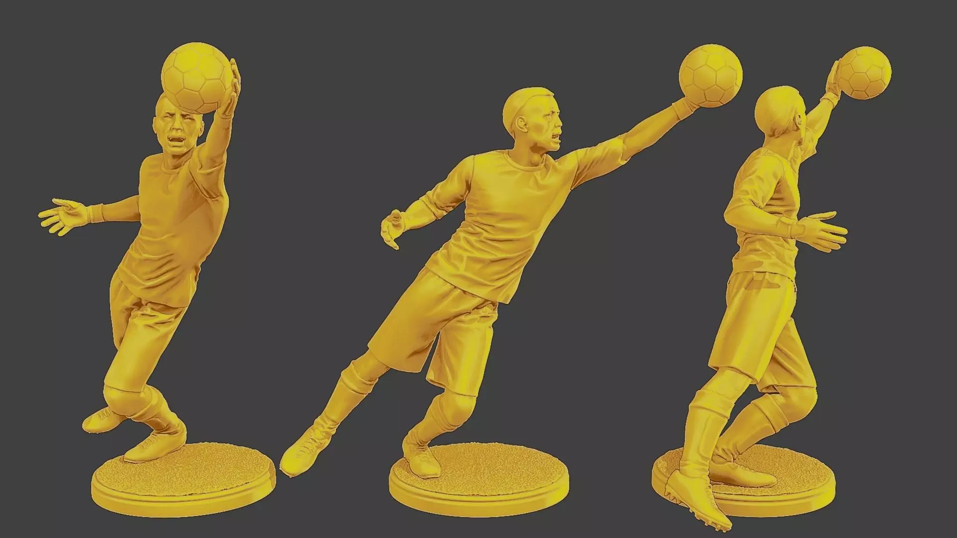 Soccer Player SP 029 3D print model_0