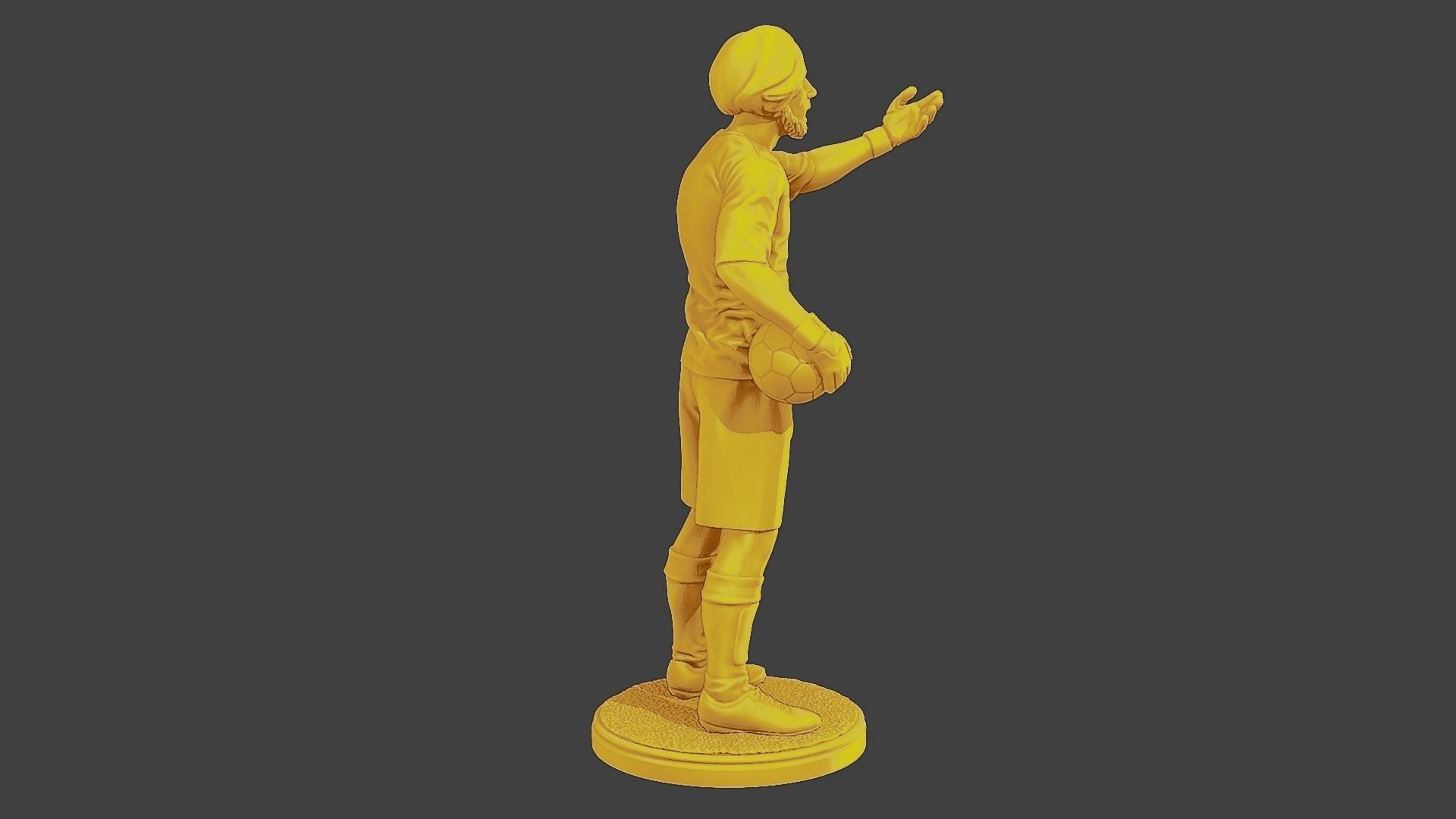 Soccer Player SP 030 3D print model_8