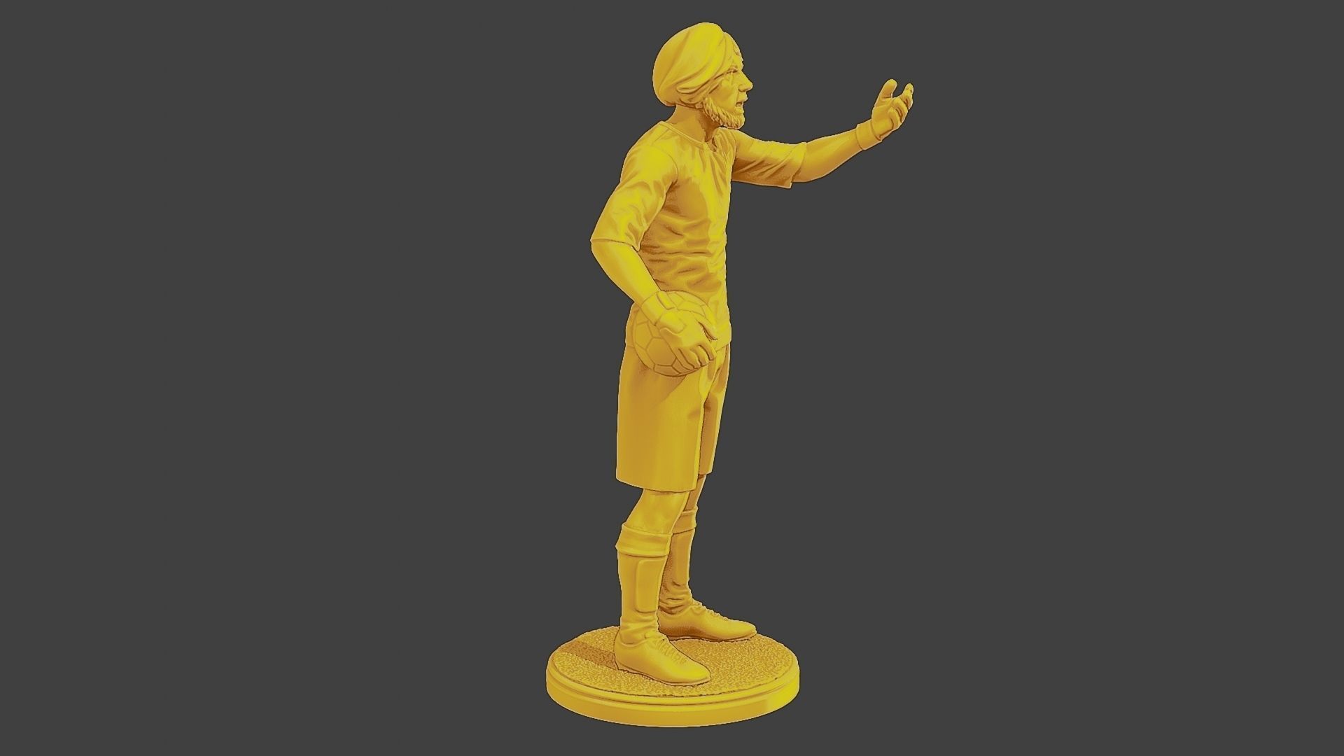 Soccer Player SP 030 3D print model_9