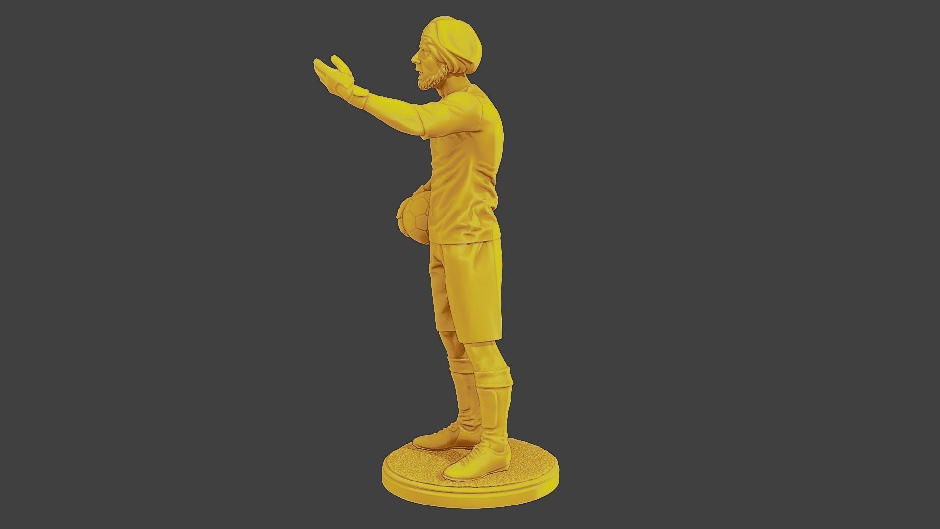 Soccer Player SP 030 3D print model_3