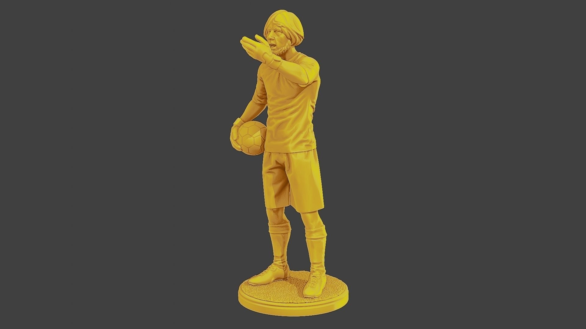 Soccer Player SP 030 3D print model_2