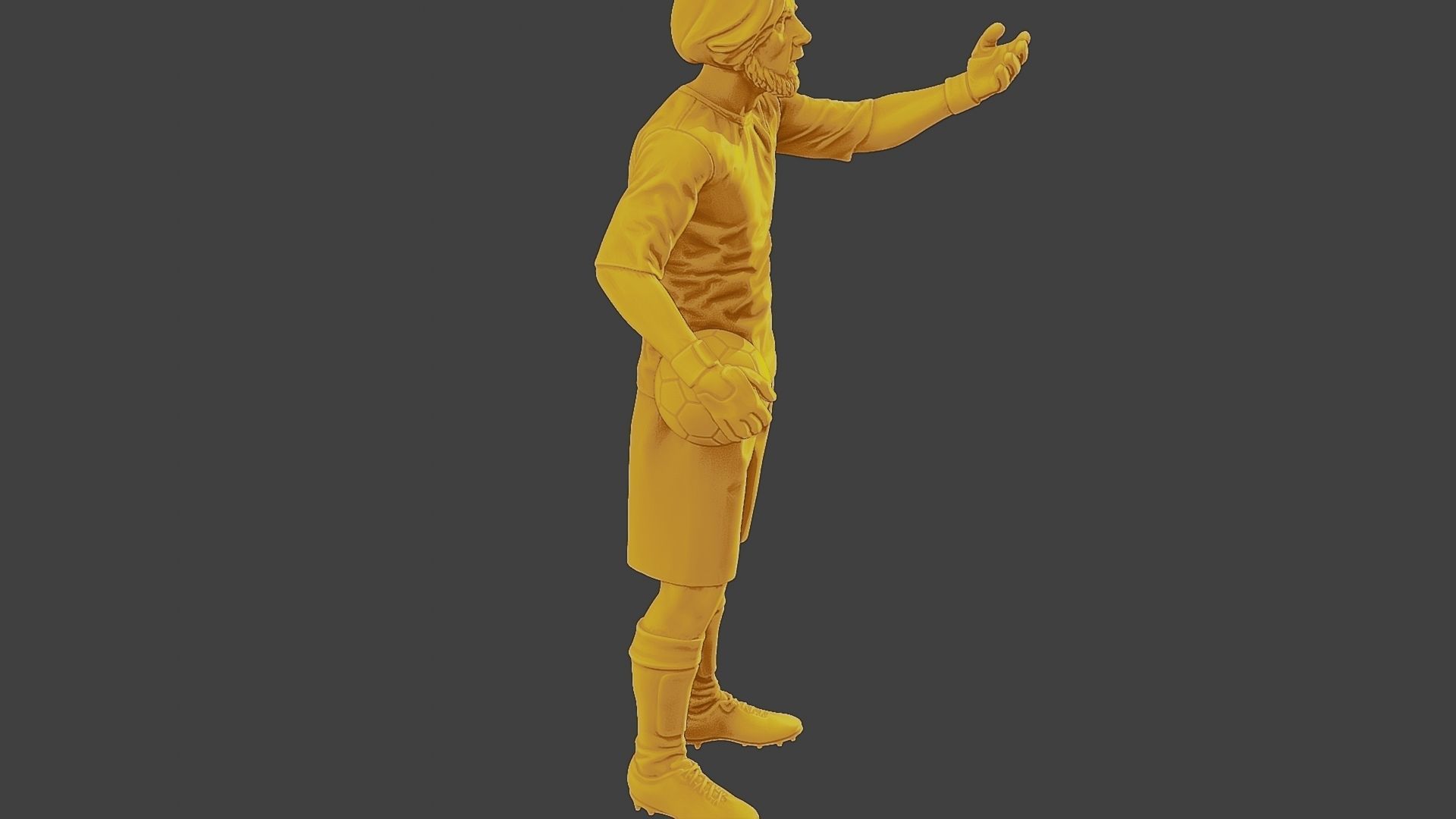 Soccer Player SP 030 3D print model_30