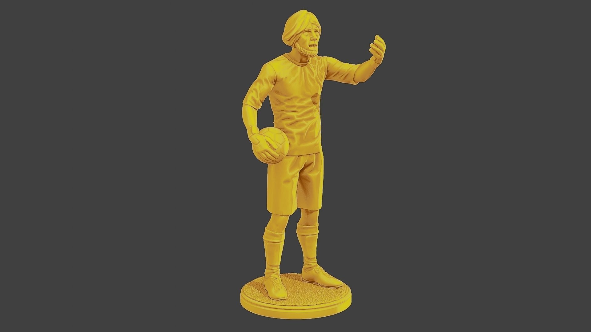 Soccer Player SP 030 3D print model_10
