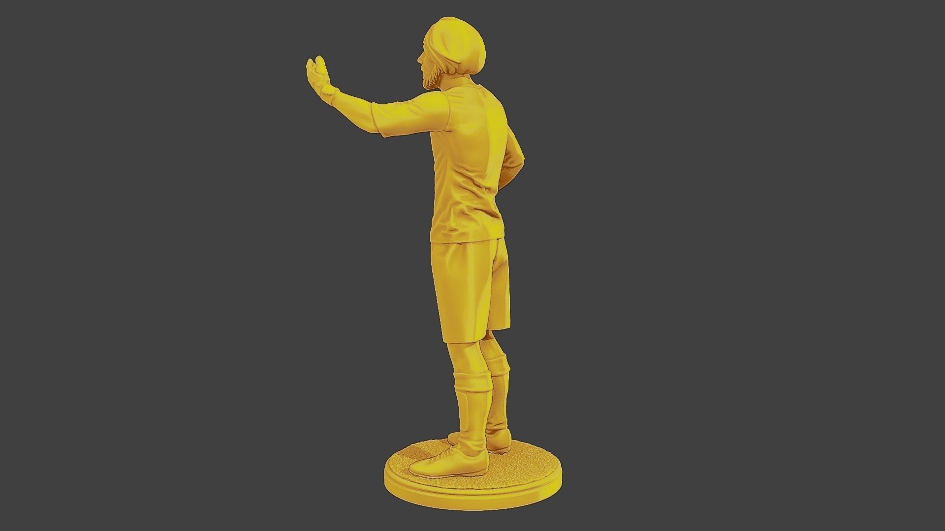 Soccer Player SP 030 3D print model_4