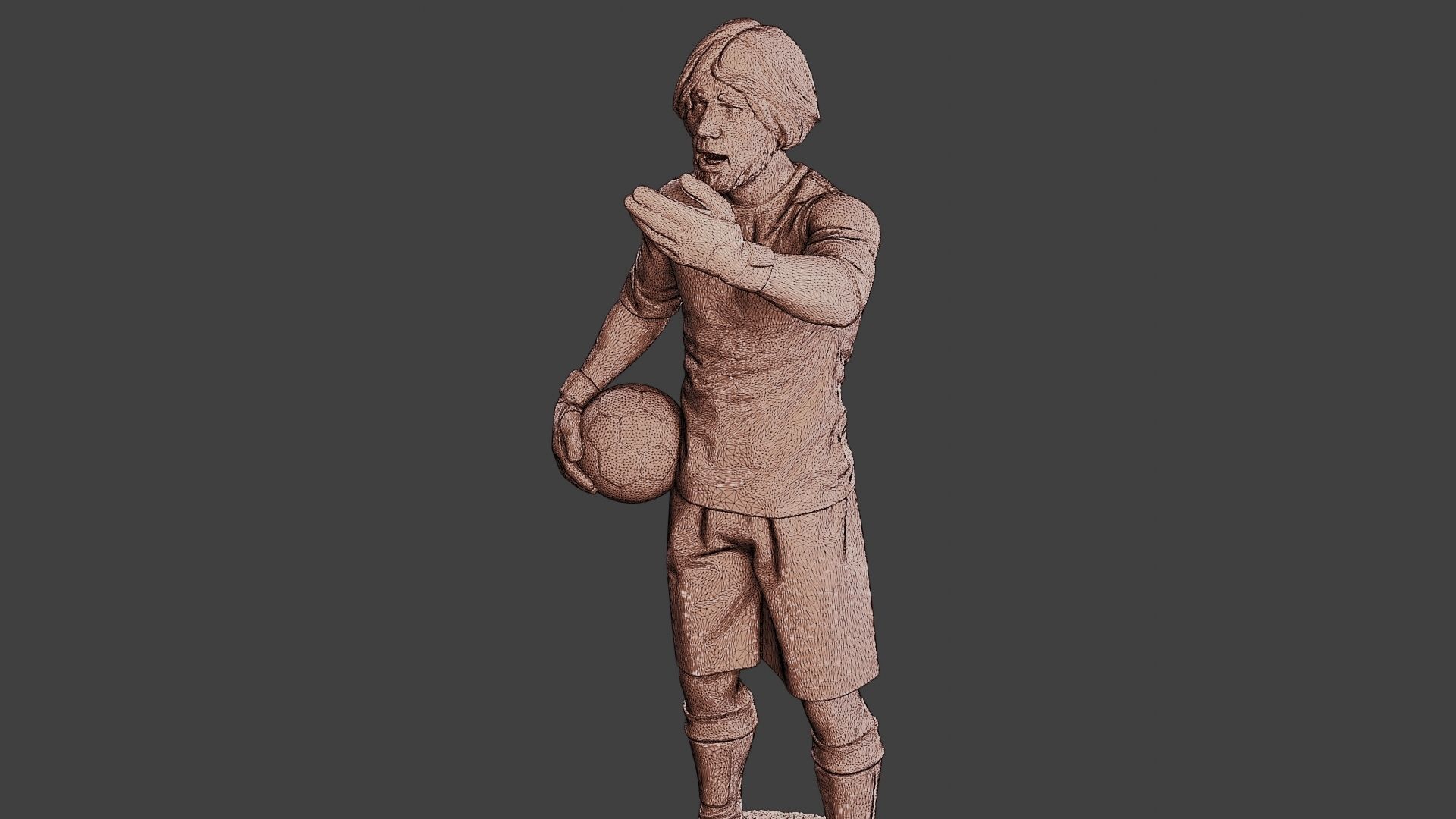 Soccer Player SP 030 3D print model_12