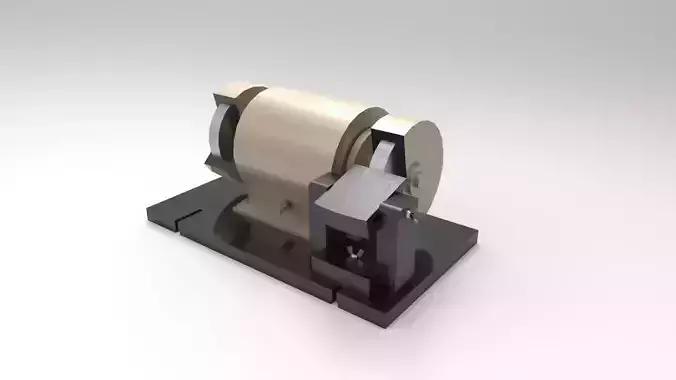 grinding machine 3D model