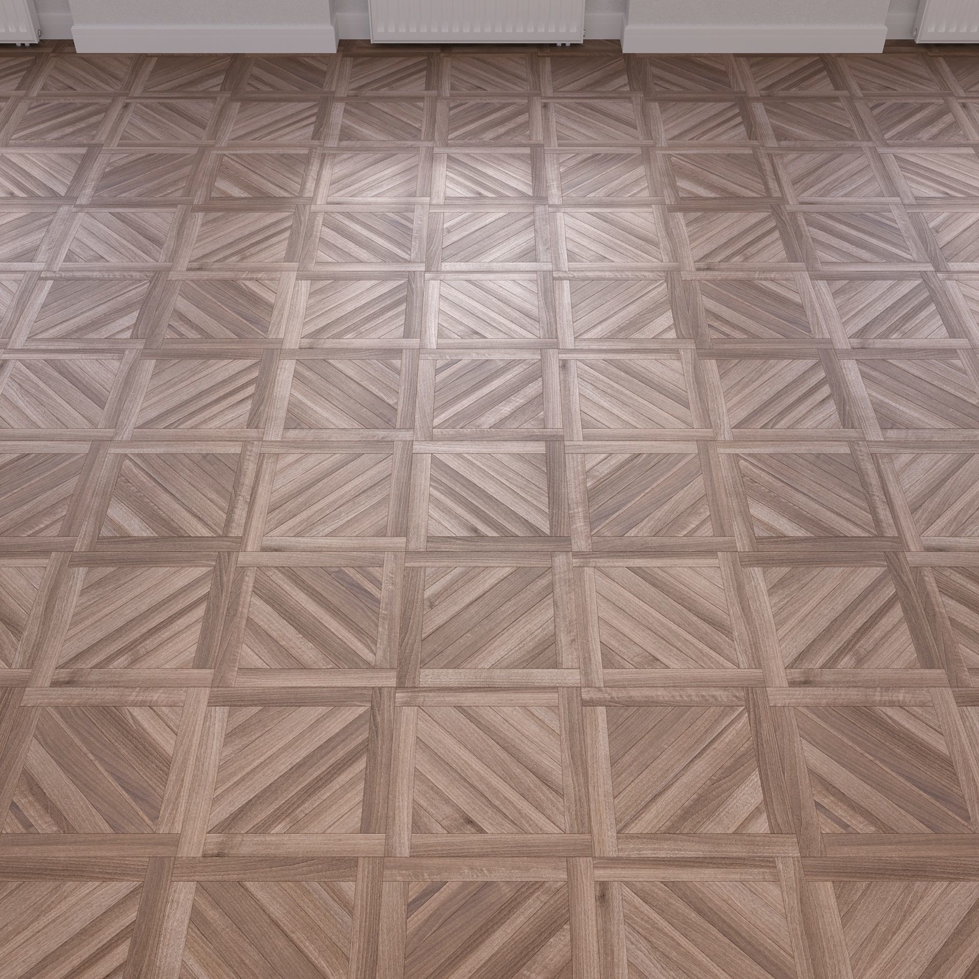 Parquet - Laminate - Wooden floor 2 in 1 Low-poly 3D model_4