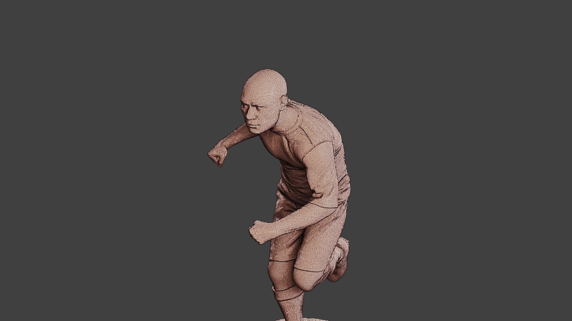Soccer Player SP 033 3D print model_12